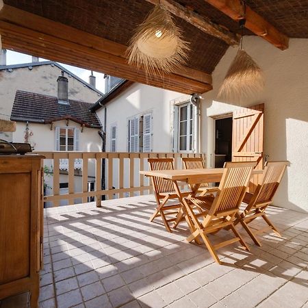 Grand Appartement 8 Personnes Terrasse Privative Hyper Centre Calme Lons-le-Saunier Zewnętrze zdjęcie